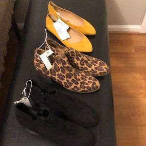 Size 9- Cut out booties (2) and flats (1)